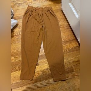 Pleated front pants